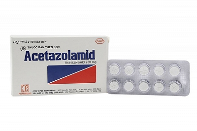 Acetazolamid 250mg Pharmedic (Hộp 100 viên)