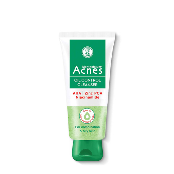 Gel Rửa Mặt sạch Nhờn Acnes Oil Control Cleanser Rohto (Tuýp 100g)