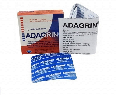 Adagrin Sildenafil 50mg ICA (Hộp 3 viên)