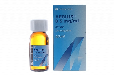 Siro Aerius Desloratadine 0.5mg/Ml MSD (Chai 60ml)