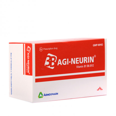 Agi Neurin Vitamin 3B Agimexpharm (Hộp 100 viên)