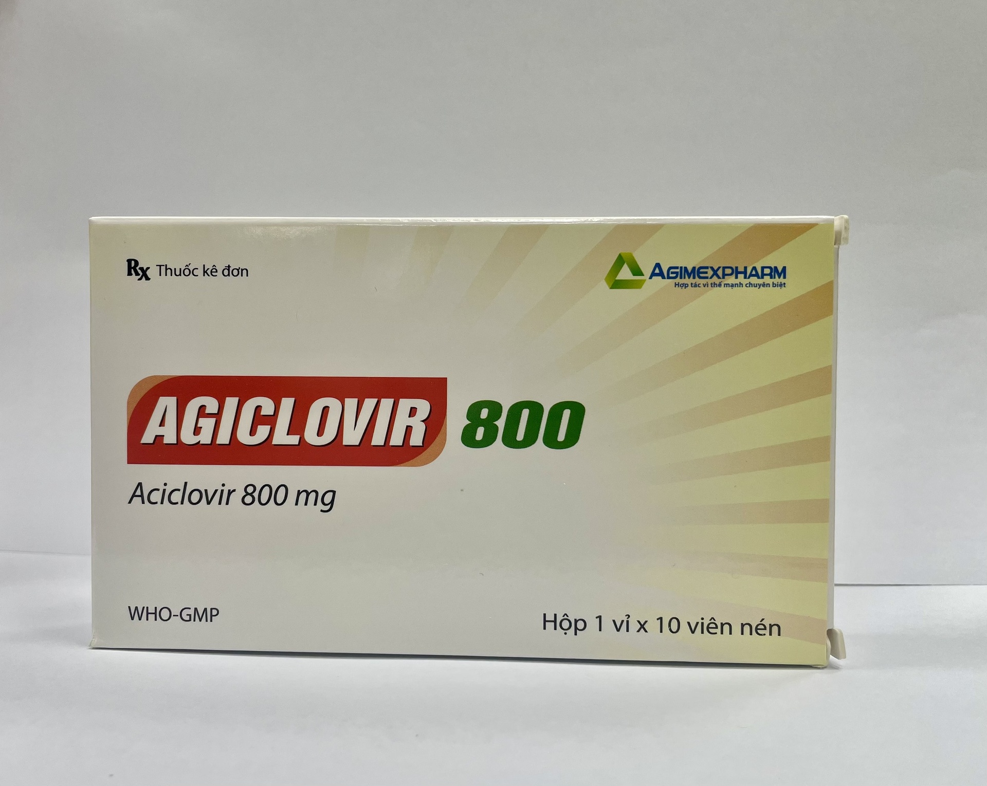 Agiclovir 800 Acyclovir 800mg Agimexpharm (H/10v)