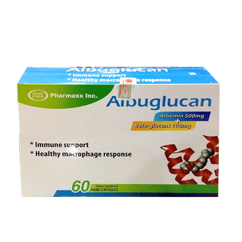 Albuglucan Albumin 500mg Mỹ (H/60v) date 07/2023
