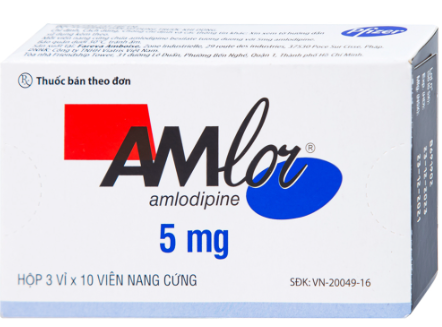 Amlor 5mg Pháp (Hộp 30 viên)