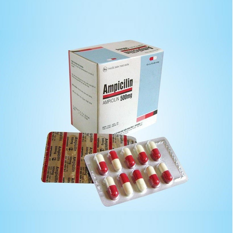 Ampicillin 500mg TW2 Dopharma (H/100v)