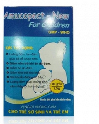 Amucopect New For Children Pharbaco (Hộp 10 gói x 1.5g)