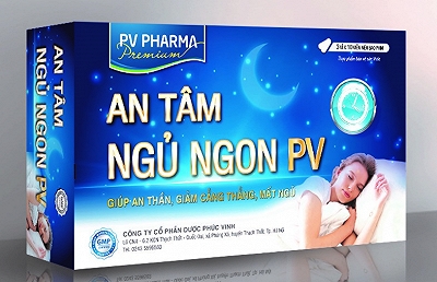 Viên uống Ngủ Ngon An Tâm PV Phúc Vinh (Hộp 50 viên)