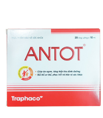 Dung dịch uống ăn ngon Antot Traphaco (Hộp 20 ống x 10ml)