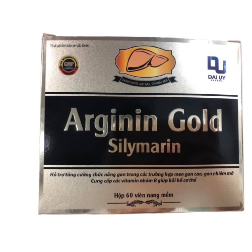 Viên uống Arginin gold silymarin Đại Uy (Hộp 60 viên)