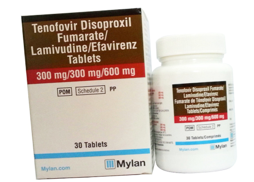 AVR Tenofovir Lamivudin Efavirenz MyLan (Lọ/30v)