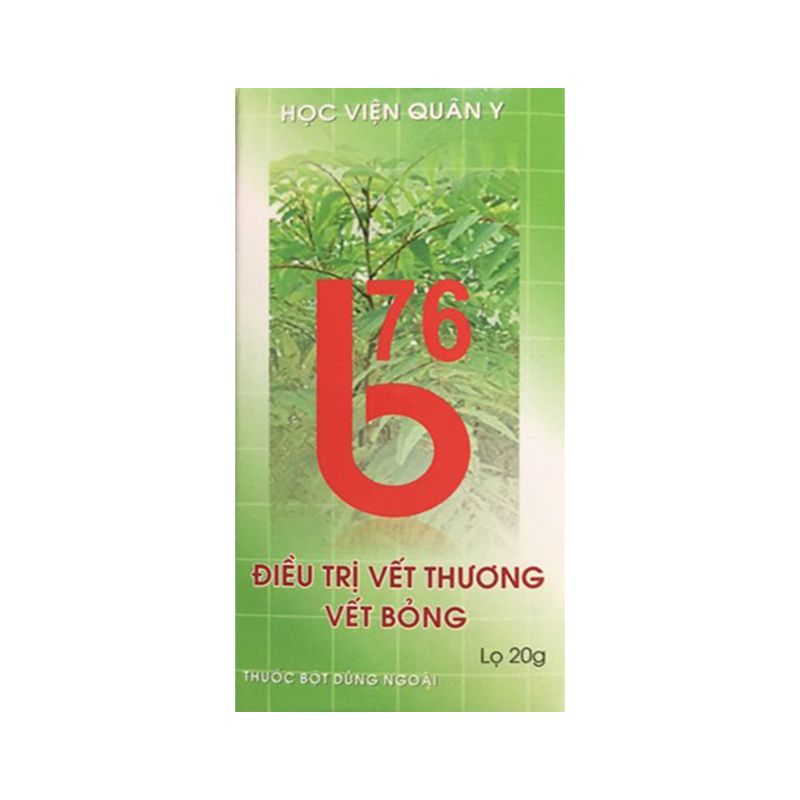 B76 Điều trị vết thương vết bỏng Học Viện Quân Y (Lọ/20g)