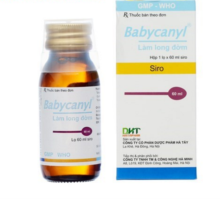 Siro Babycanyl long đờm Hà Tây (Chai 60ml)