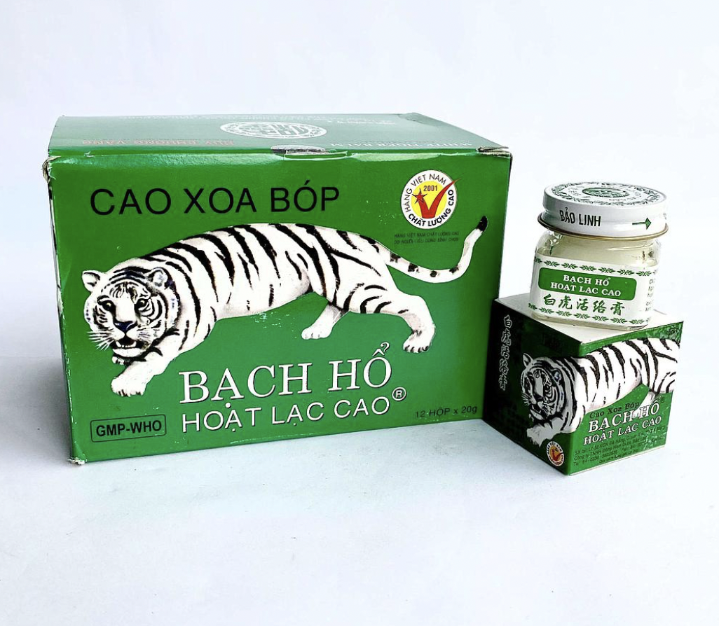 Bạch Hổ Hoạt Lạc Cao (Hộp 12 lọ x 20g)