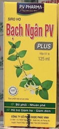 Siro Bạch Ngân Pv Plus Ho Phúc Vinh (Chai 125ml)