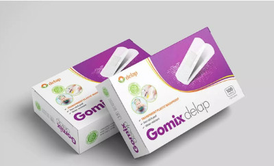 Băng Cá Nhân Gomix Delap Trong Suốt 19 x72mm (Hộp 100 miếng)
