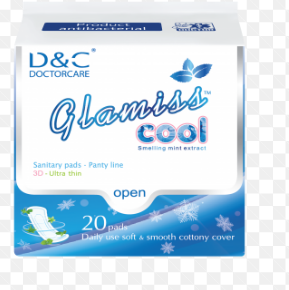 Băng vệ sinh Doctor Care Glamiss Cool hàng ngày xanh dương (Gói 20 miếng)