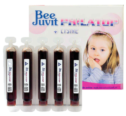 Dung dịch uống BeeJuvit Philatop Lysine CPC1 Hà Nội (Hộp 20 ống x 10ml)