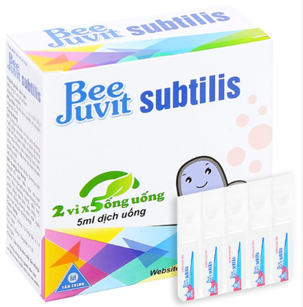 Dung dịch uống BeeJuvit Subtilis men vi sinh CPC1 (Hộp 10 ống x 5ml)