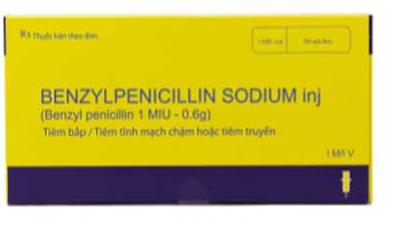 Benzylpenicillin Penicilin 1.000.000 IU tiêm Trung Quốc (H/50 lọ)