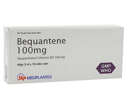 Bequantene Vitamin B5 100mg Mediplantex (Hộp 20 viên)