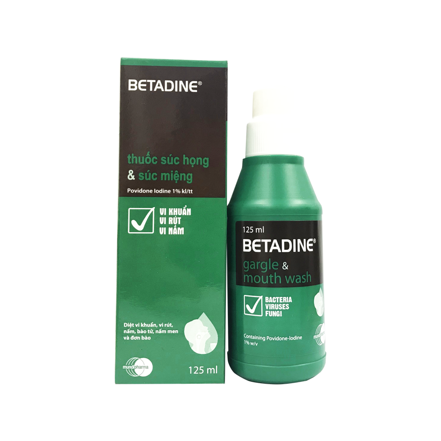 Betadine Súc Họng Mundipharma (Chai 125ml)