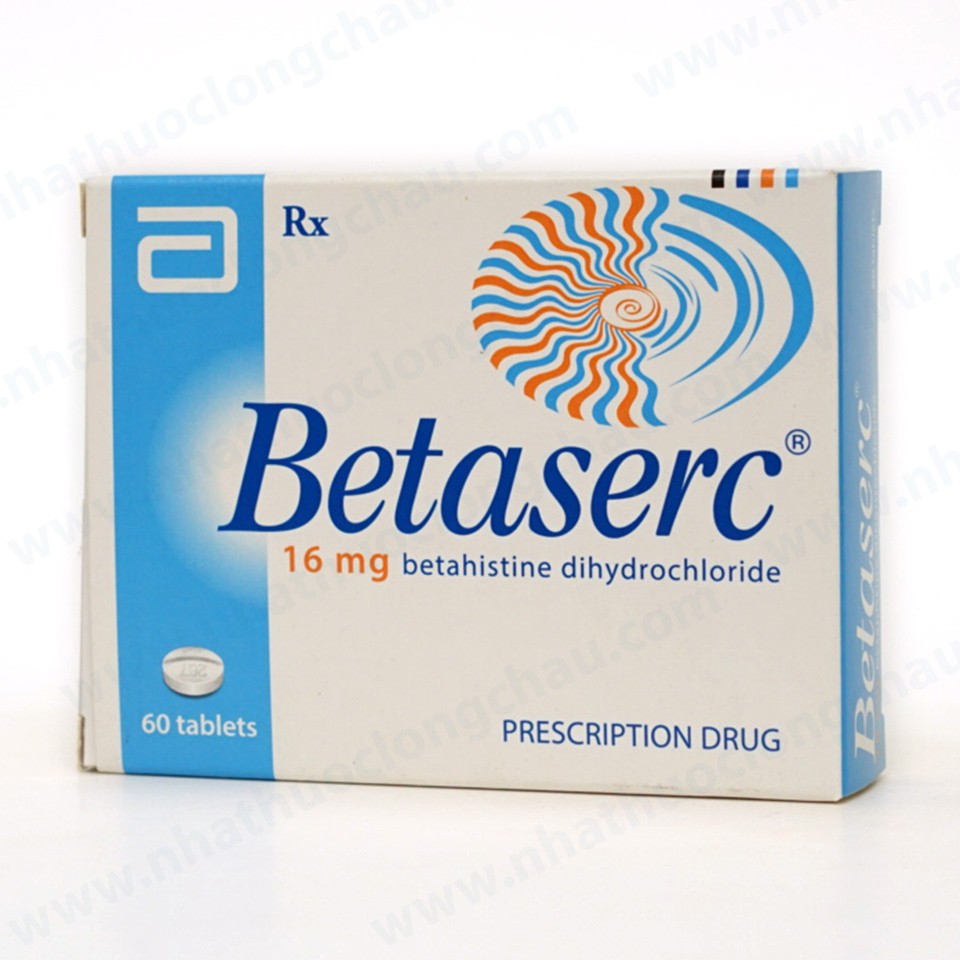 Betaserc betahistin 16mg Abbott (Hộp 60 viên)