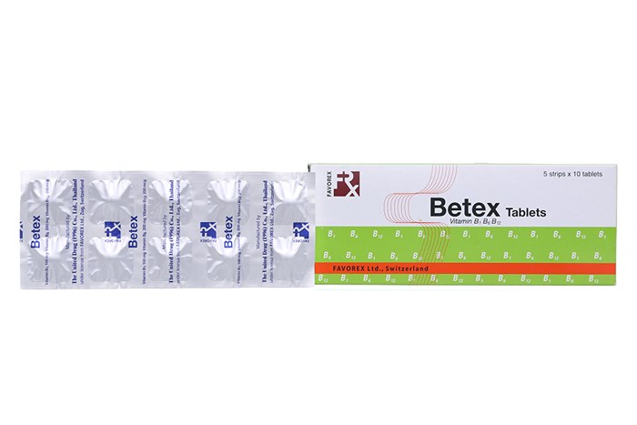 Betex 3B Thái Lan (Hộp 50 viên)
