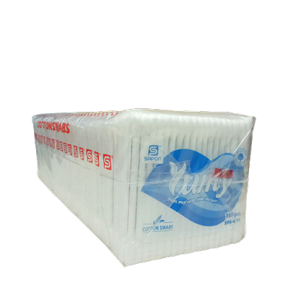 Tăm Bông Yumy Sapon NL (Bịch 12 gói x 100 que)
