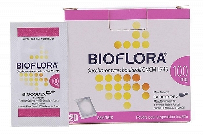 Bioflora 100mg Biocodex (Hộp 20 gói)