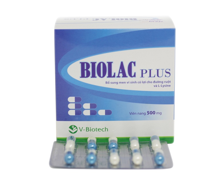 Biolac Plus 500mg Nam Việt (Hộp 100 viên)