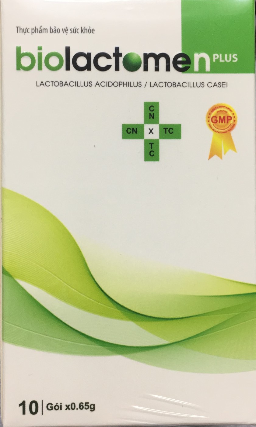 Biolactomen Plus men tiêu hóa Napharco (H/10gói/0.65g)