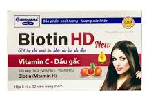 Dầu Biotin HD Vitamin C - Gấc Hải Dương (Hộp 100 viên)