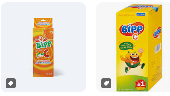 Kẹo ngậm Bipp C vitamin C DHG Hậu Giang (Hộp 35 gói)