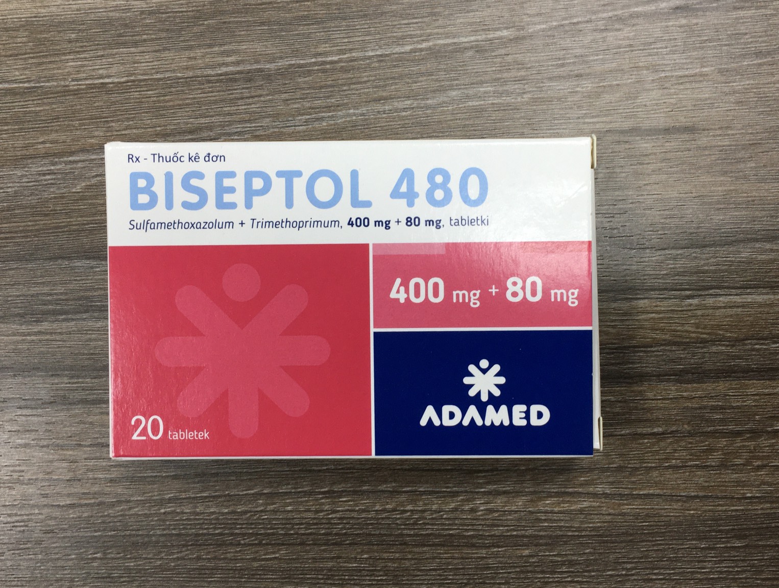 Biseptol 480mg Adamed (Hộp 20 viên)