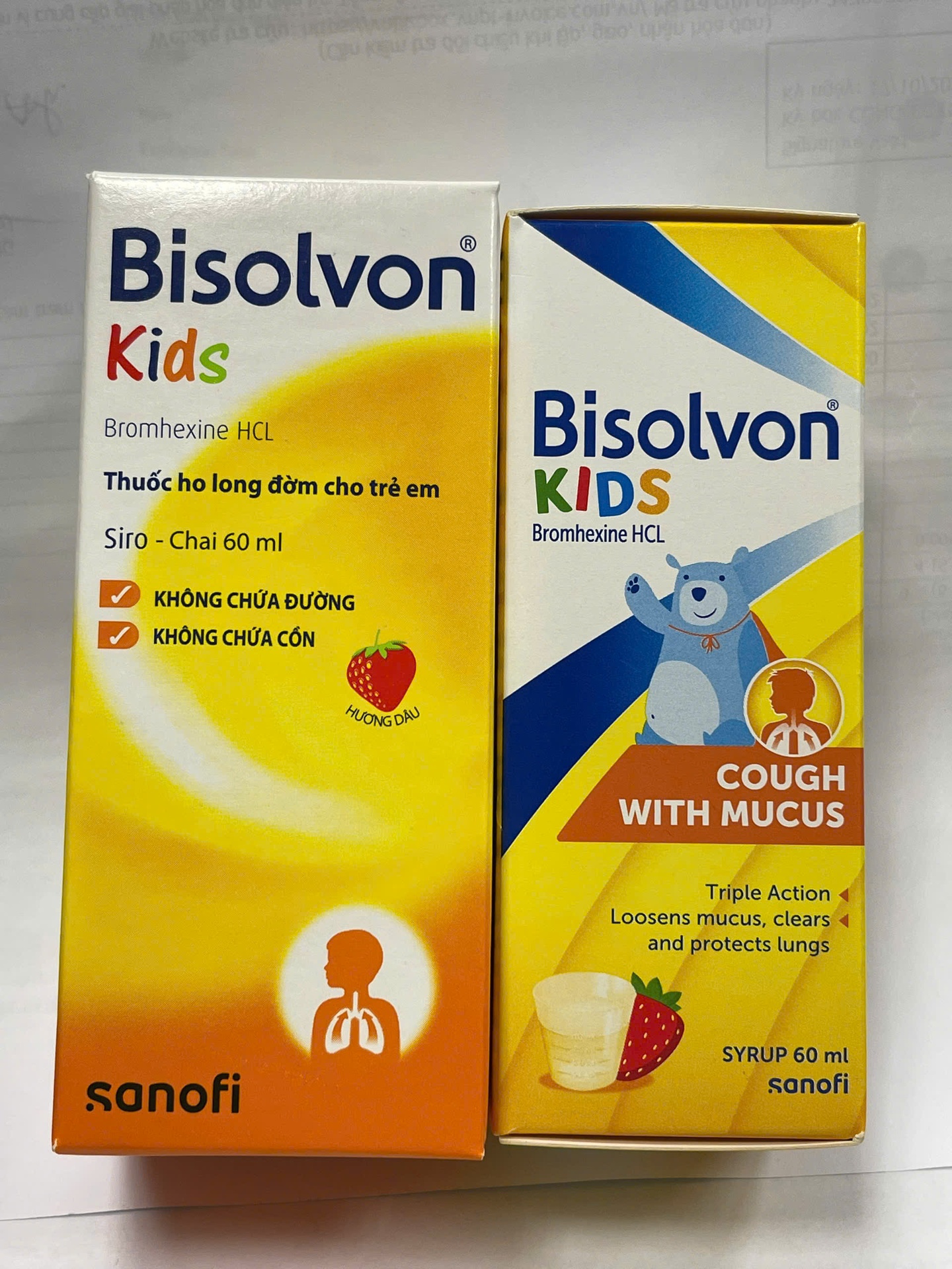 Siro Bisolvon Bromhexin 4mg/5ml Boehringer (Chai 60ml)