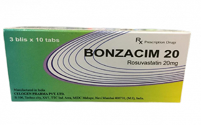 Bonzacim Rosuvastatin 20mg Celogen (H/30v)