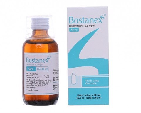 Bostanex Desloratadine 5mg Siro Boston (Lọ/30ml)