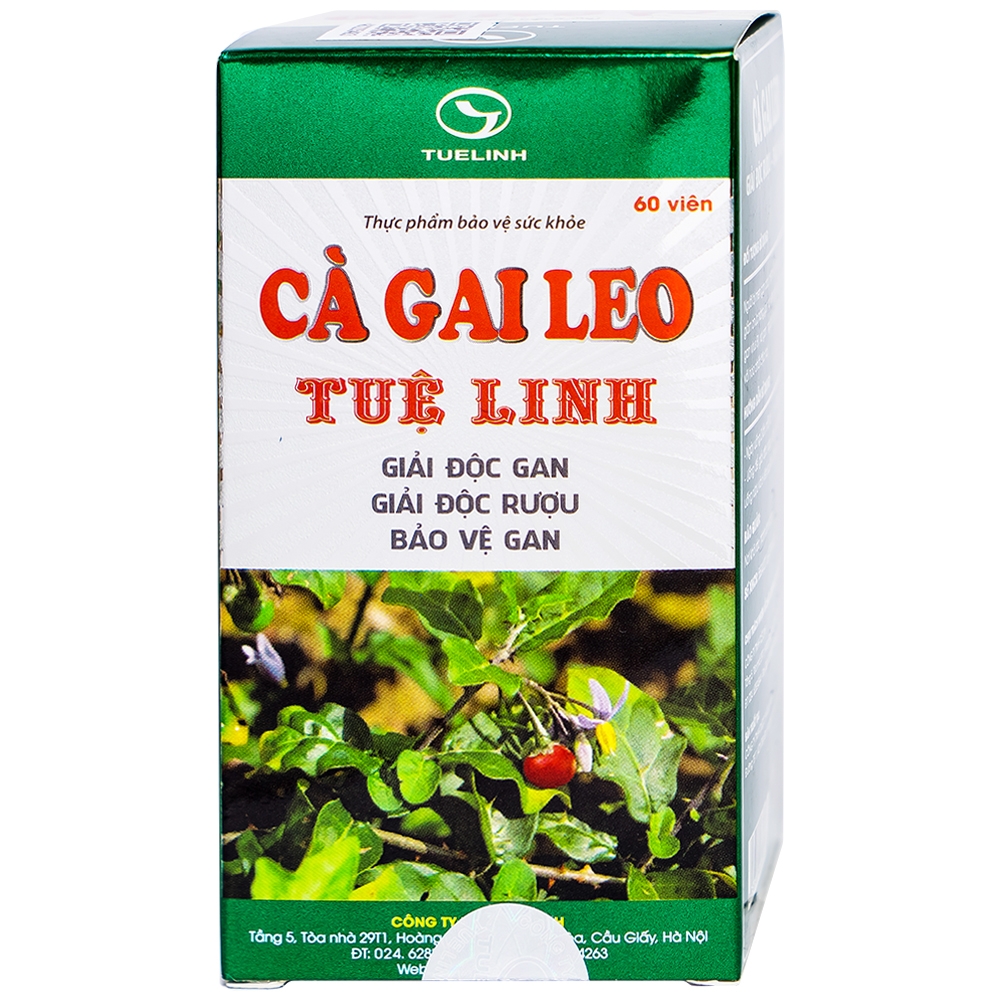 Viên uống Cà gai leo Tuệ Linh (Lọ 60 viên)