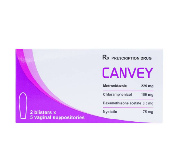 Viên đặt Canvey Farmaprim Pharm (Hộp 10 viên)