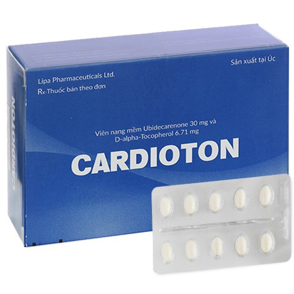 Cardioton Ubidecarenone 30mg Lipa Pharmaceuticals Úc (Hộp 30 viên)