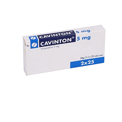 Cavinton Vinpocetine 5mg Gedeon Richter Hungary (Hộp 50 viên)