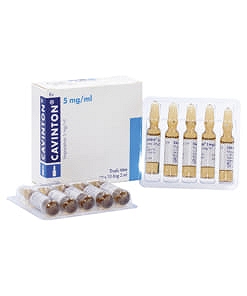Tiêm Cavinton Vinpocetine 5mg/ml Gedeon Richter (Hộp 10 ống x 2ml)