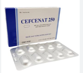 Cefcenat Cefuroxim 250mg Tiền Giang (H/20v) Date 01/2027