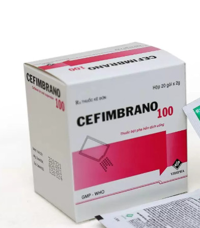 Cefimbrano Cefixime 100mg Vidipha (H/20gói/2g) Hộp to