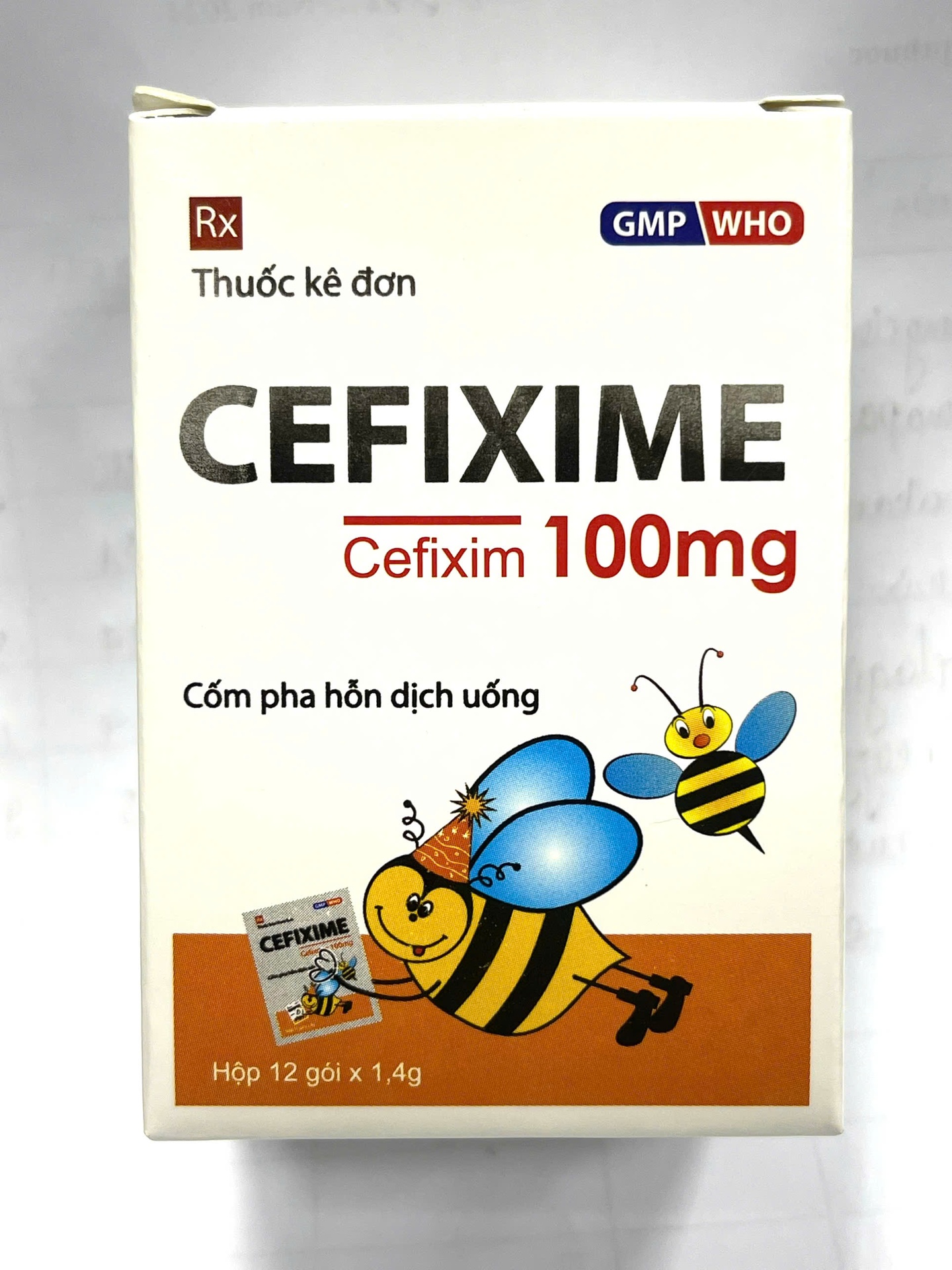 Cefixime 100mg Minh Dân ( H/12gói ) con ong