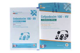 Cefpodoxim 100 HV USP Con Gấu (Hộp 10 gói x 3g)