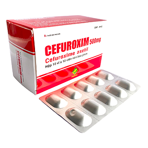 Cefuroxim 500mg Vidipha (Hộp 100 viên)
