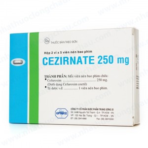 Cezirnate Cefuroxime 250mg TW25 (Hộp 10 viên)