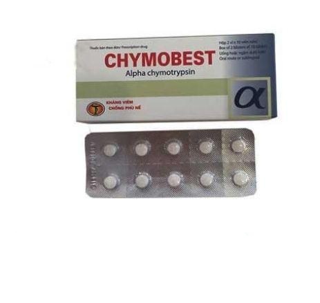 Chymobest Alphachymotrypsin 4200 Hà tây (H/20v) date 04/2024