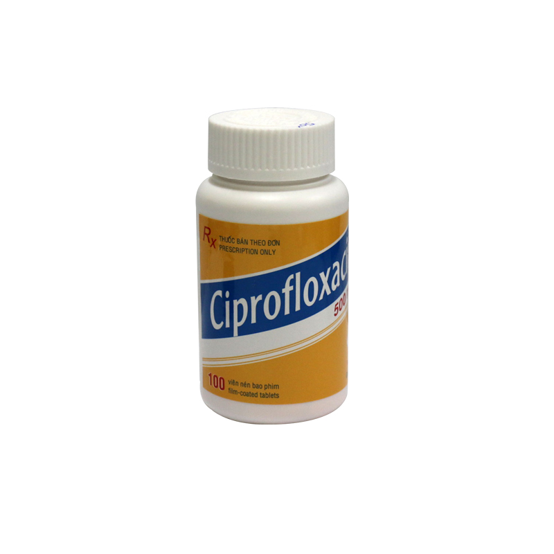 Ciprofloxacin 500mg Domesco (Lọ 100 viên)